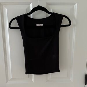 Elegant Black Sleeveless Tank Top